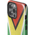 Guyana Flag Distressed iPhone 14 Pro Impact Case